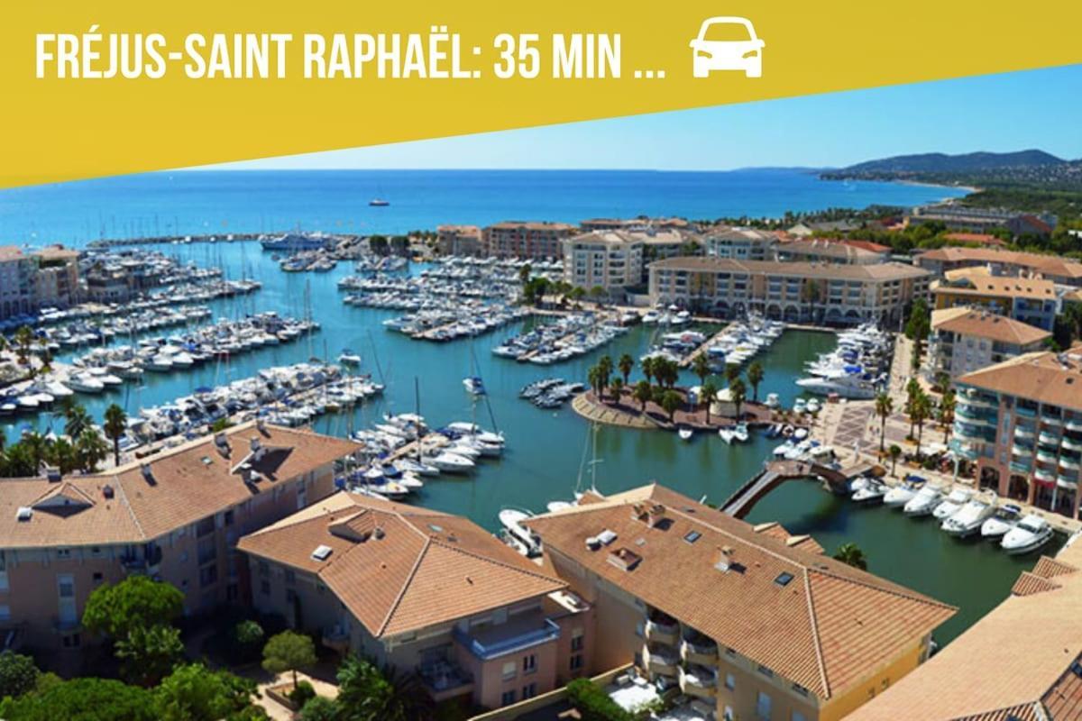 Suite Moulin De La Calade! Vue Tour Hexagonale, Coeur Du Var! 르 뤽 외부 사진